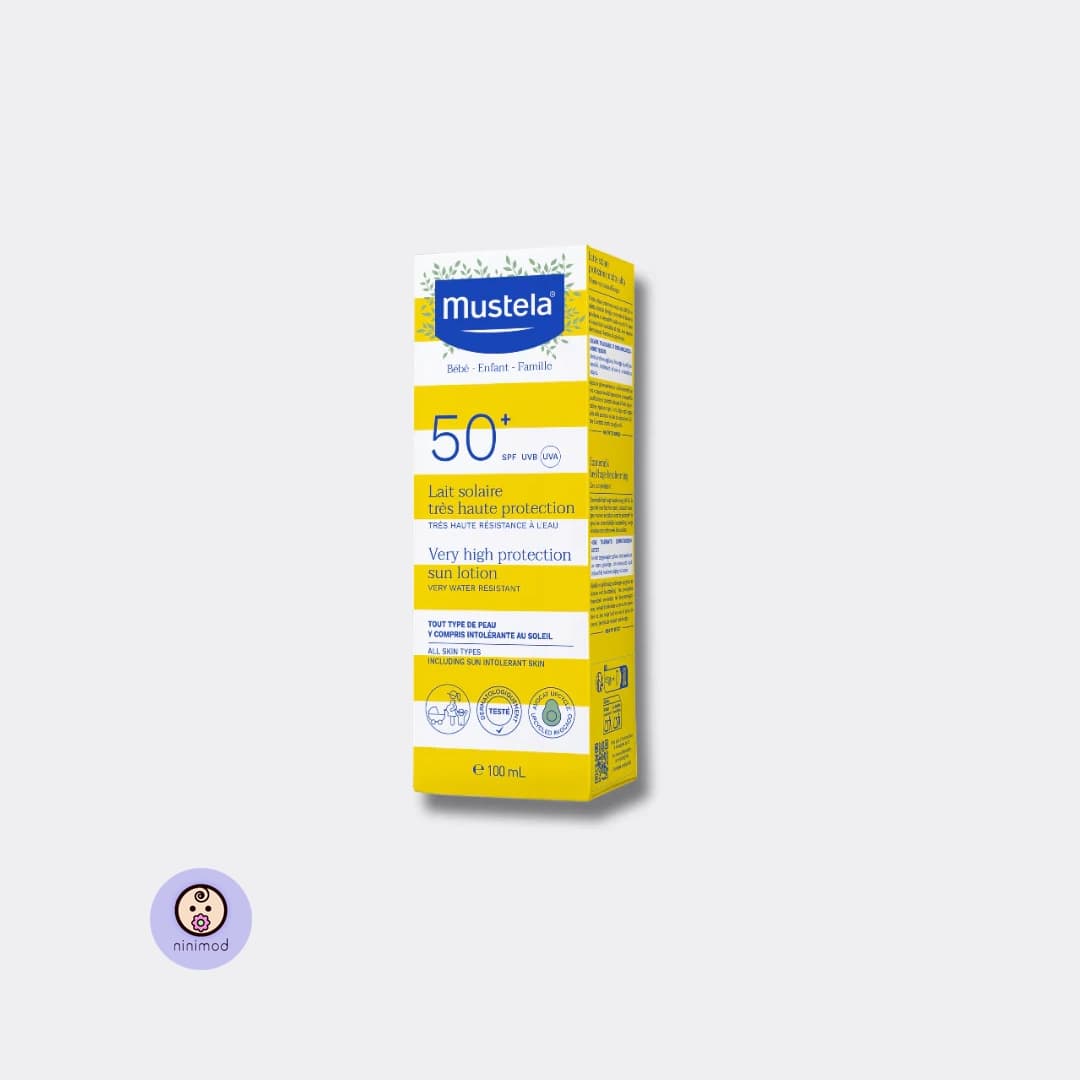 کرم ضد آفتاب ۱۰۰ میل موستلا mustela FPS50 — تصویر ۵