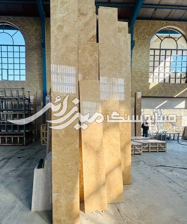 تراورتن کرم عسلی تکاب — تصویر ۴
