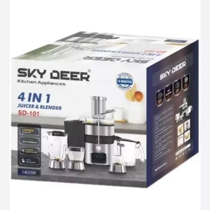 آبمیوه گیری 4کاره اسکای در مدل SD-101 — تصویر ۳
