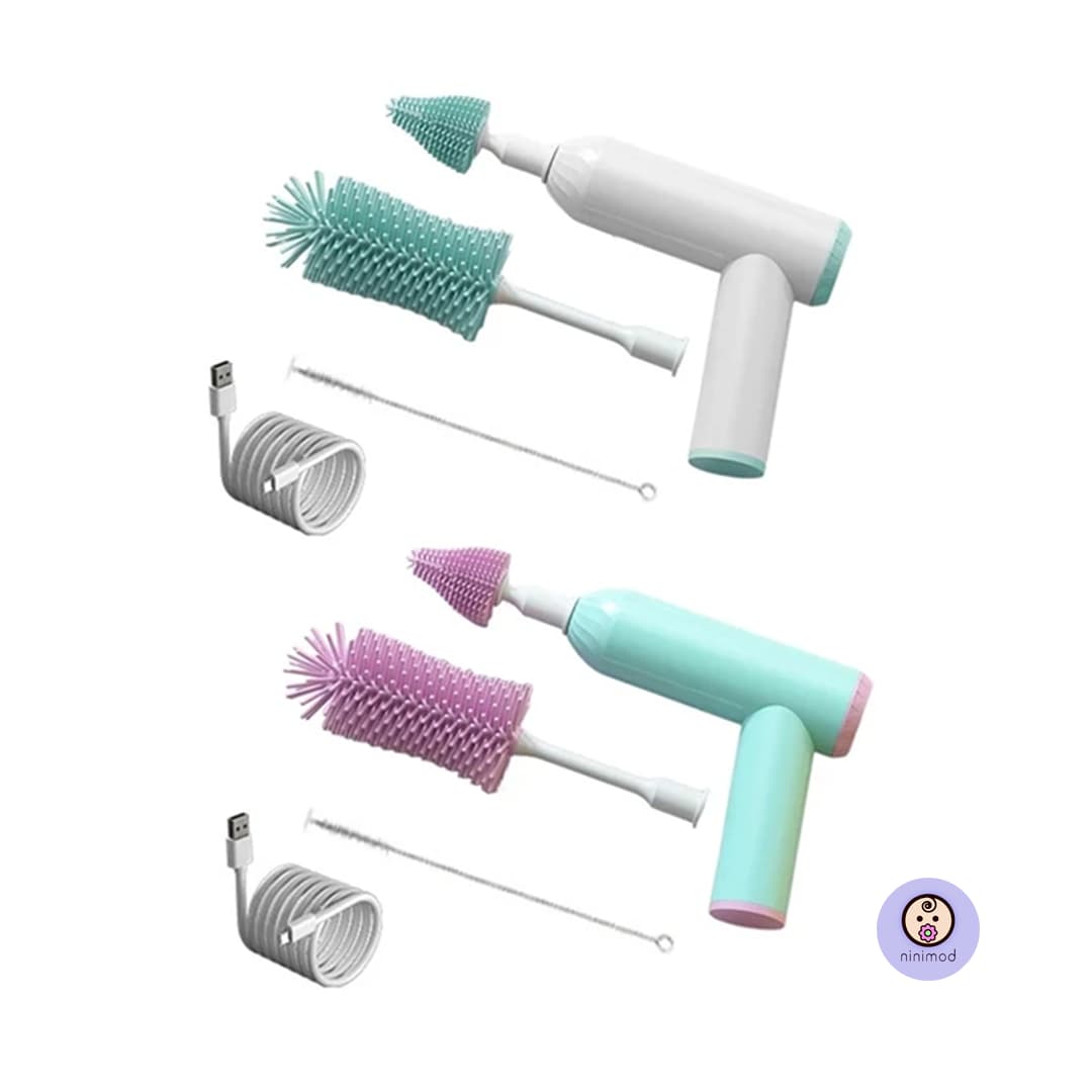 برس شیشه شوی شارژی مدل JBB-02-B — تصویر ۸
