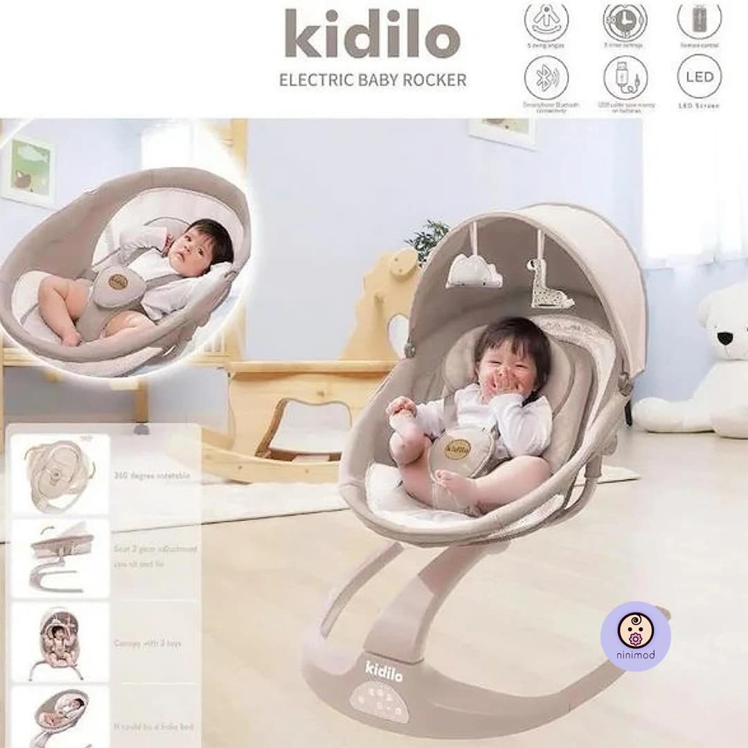 نی نی لای لای برقی کیدیلو مدل Kidilo B05D — تصویر ۳