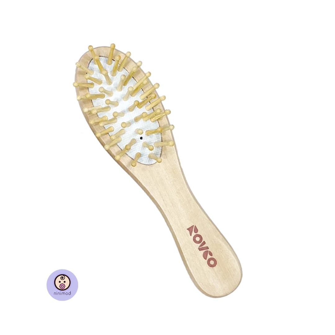 ست سه تکه شانه و برس چوبی رووکو Rovco4006 — تصویر ۵