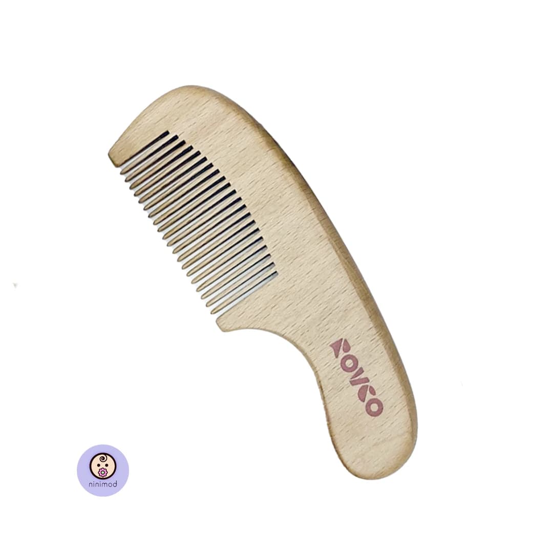 ست سه تکه شانه و برس چوبی رووکو Rovco4006 — تصویر ۶
