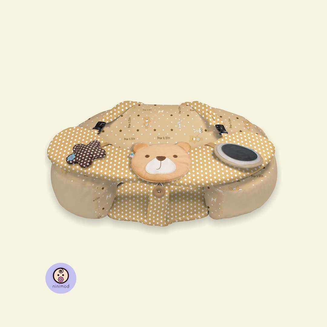 بالش شیردهی C شکل رزبرن طرح ‌Bear & Kite — تصویر ۳