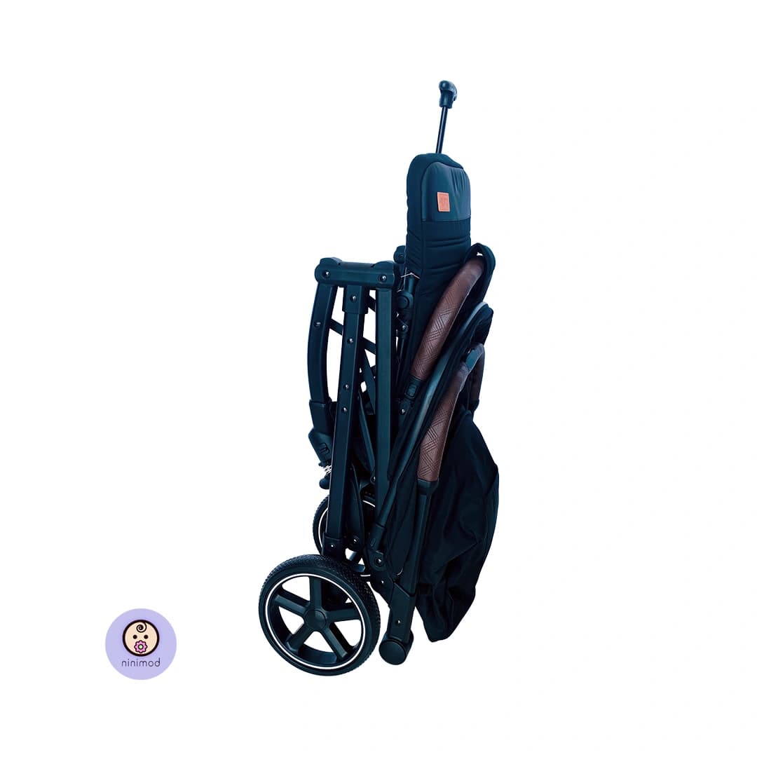 کالسکه هواپیمایی کیدیلو مدل Kidilo 6518 رنگ مشکی — تصویر ۴