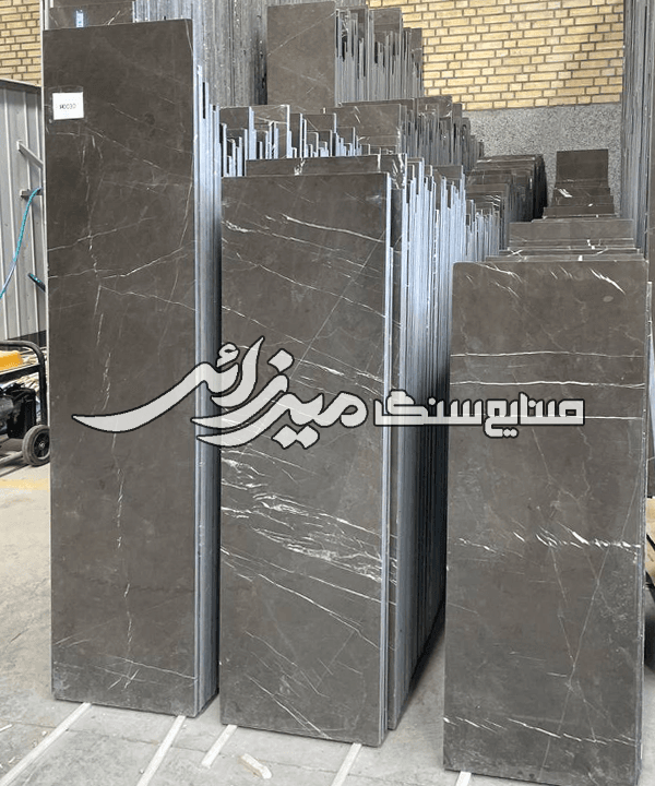 مرمریت لاشتر مشکی با رگه های سفید — تصویر ۸