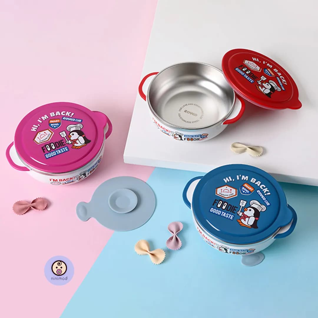ظرف غذای درب دار کودک روکو مدل Rovco RK-C1011