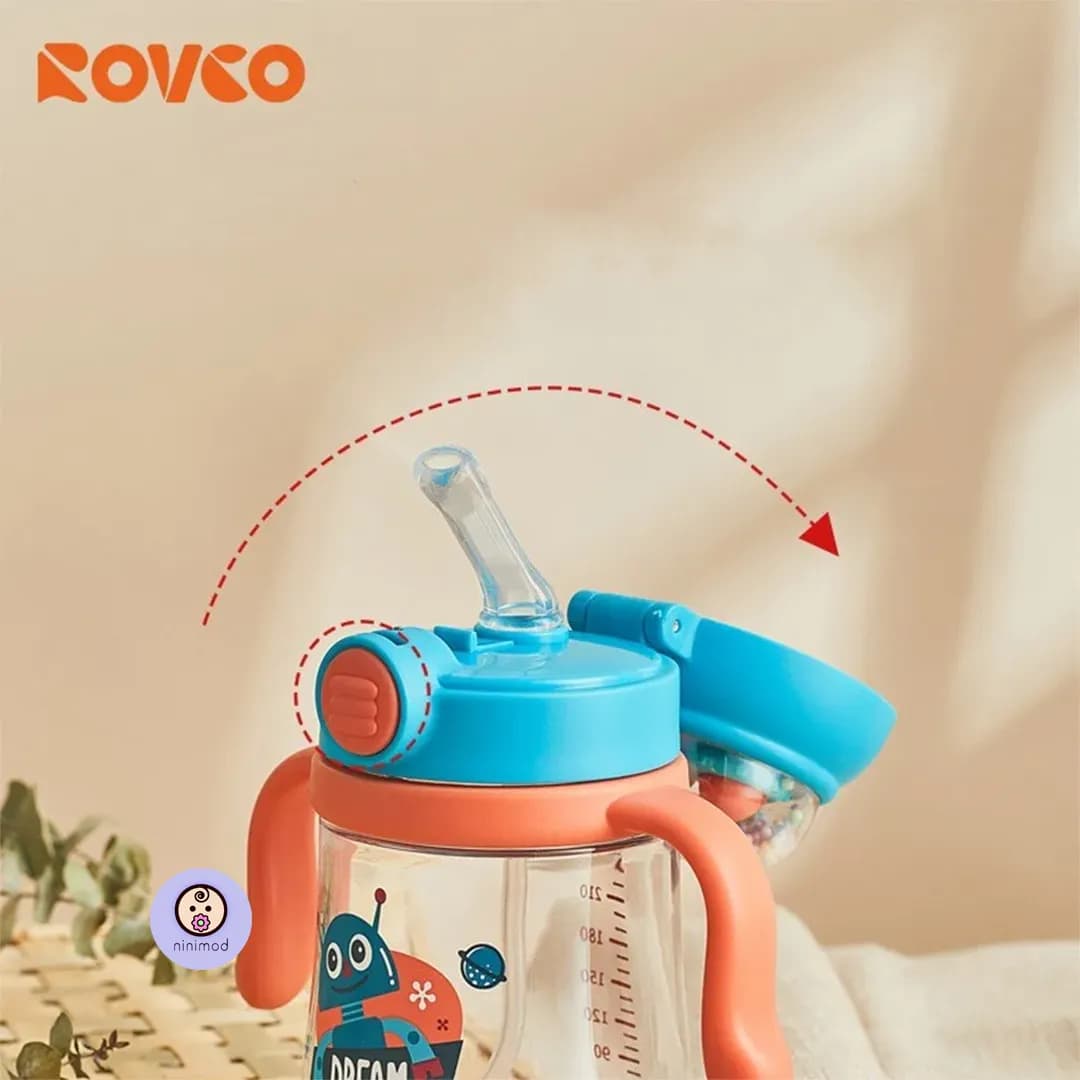 آبمیوه خوری نی دار 260ml رووکو مدل Rovco RK-B1046 — تصویر ۵