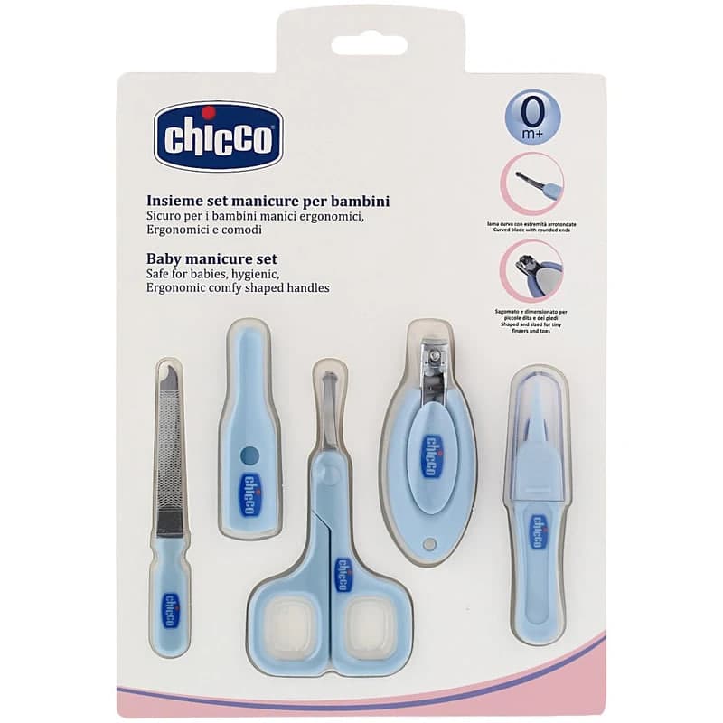ست ۵ عددی قیچی و ناخن گیر چیکو Chicco baby manicure set — تصویر ۱۲