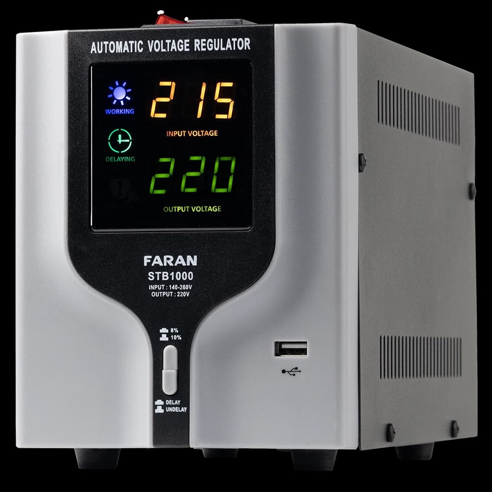 استابلایزر فاران مدل STB ظرفیت 1000VA — تصویر ۲