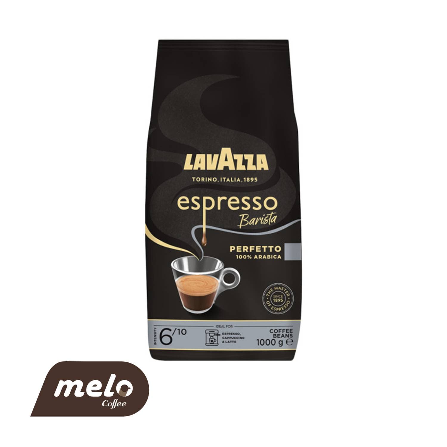 قهوه لاوازا LAVAZZA Espresso Barista Perfetto بارستا پرفتو 1 کیلوگرم — تصویر ۲