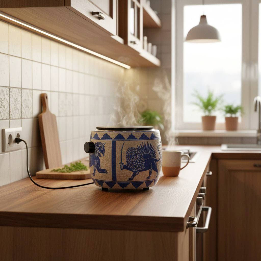 اجاق المنتی سنگی طرح فروهر
