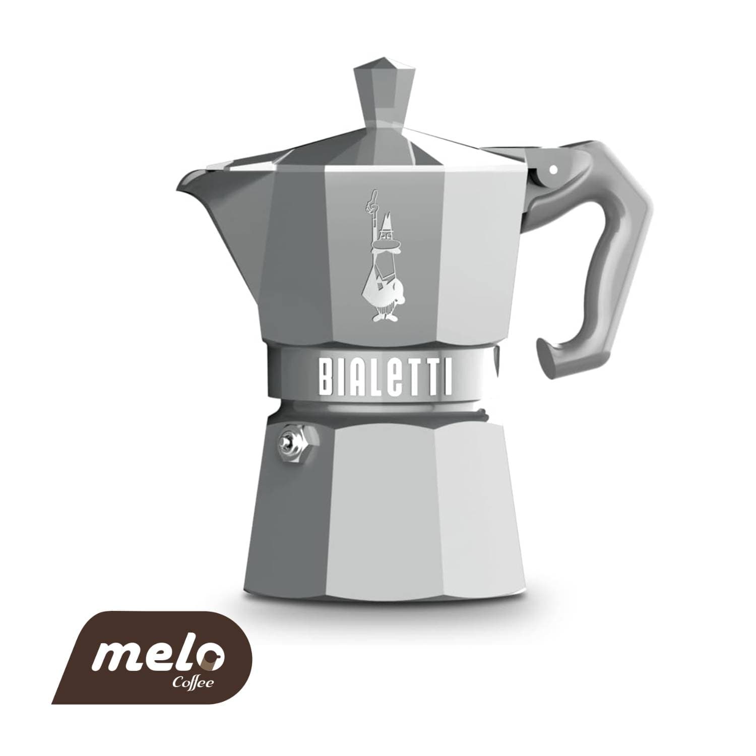 موکاپات بیالتی اکسکلوسیو نقرهای ۳ فنجان | Bialetti Moka Exclusive Silver