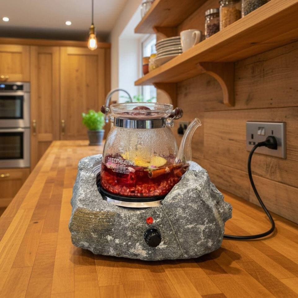 اجاق سنگی المنتی دفرمه مدل ساده