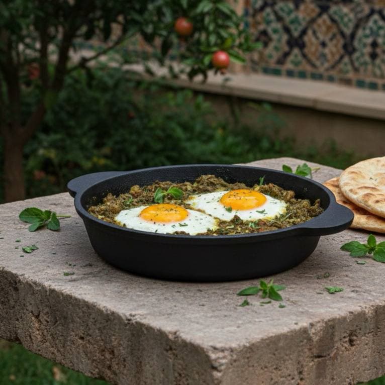 تابه چدنی دو دسته