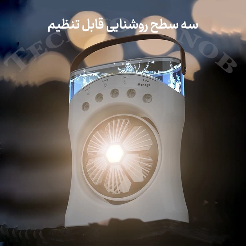 پنکه شارژی مه پاش مدل YT-M2053 — تصویر ۳