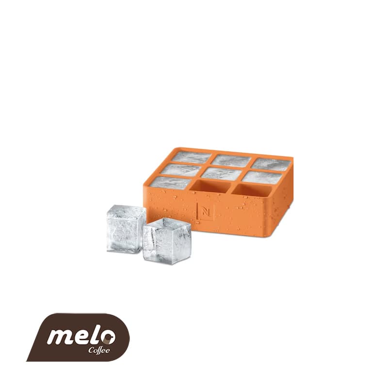 نسپرسو قالب یخ سیلیکونی نارنجی Barista Ice Tray — تصویر ۵