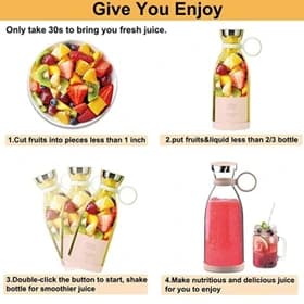شیکر شیائومی مدل Fresh Juice ظرفیت 350 میل — تصویر ۵