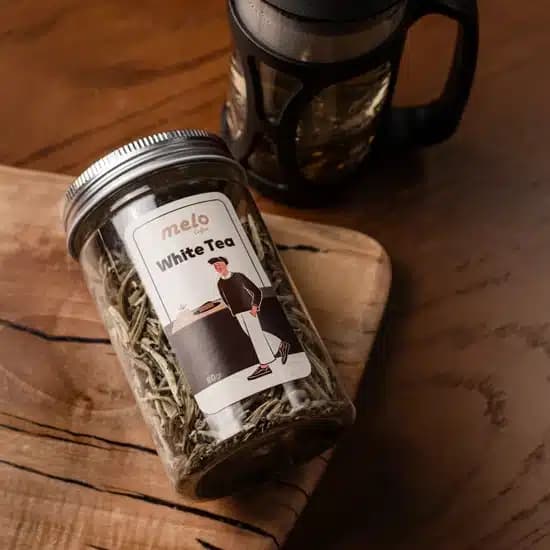 چای سفید سوزنی ملو (80 گرمی) — تصویر ۲
