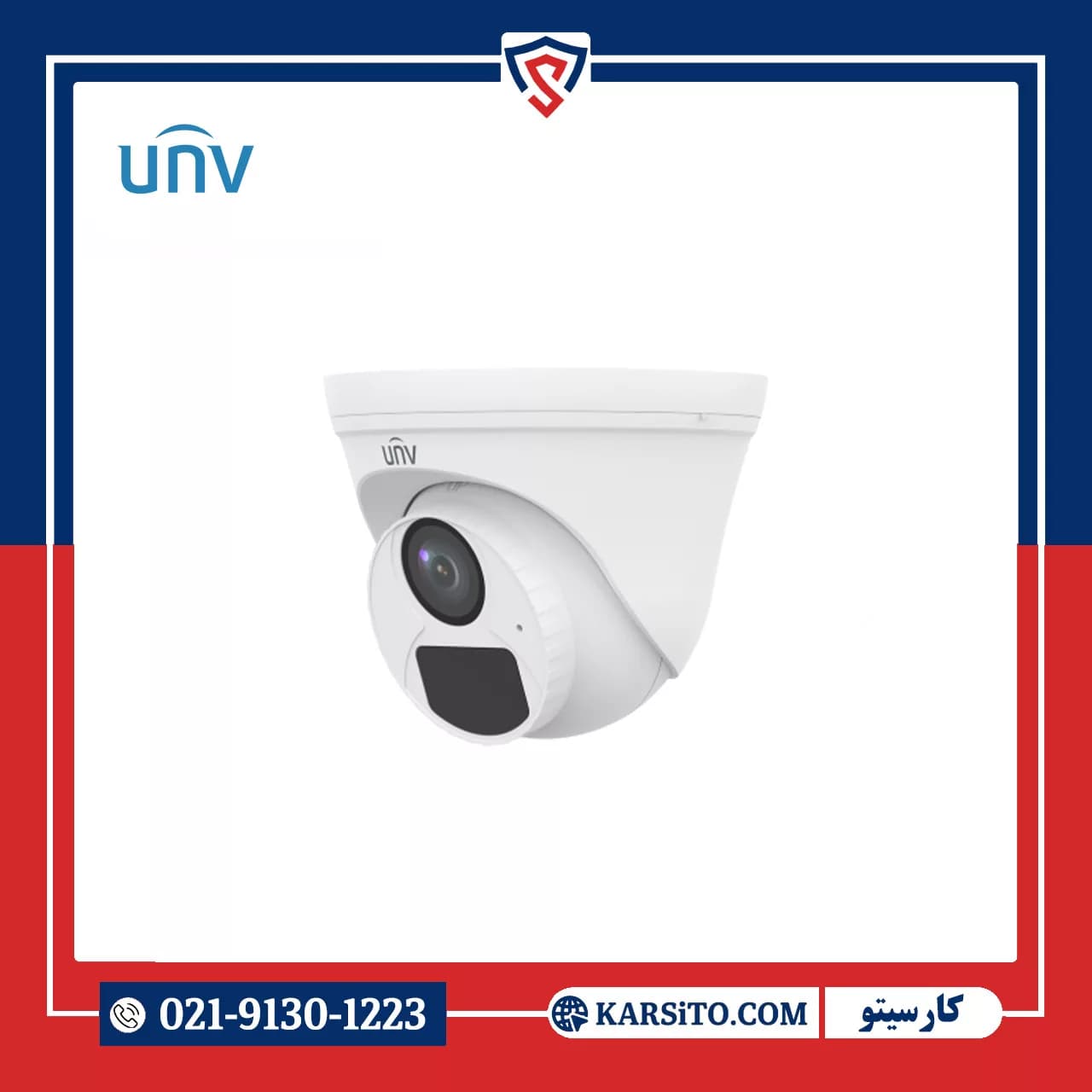 دوربین مداربسته 5 مگاپیکسل یونی ویو UNV مدل UAC-T115-AF28 میکروفون دار