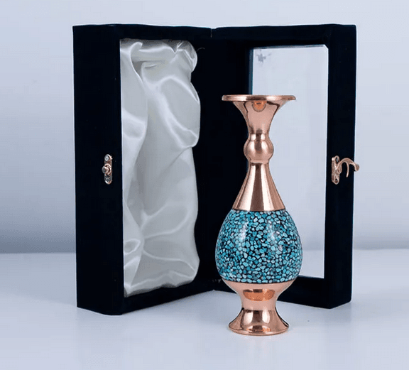 پک گلدان فیروزه کوبی سایز16