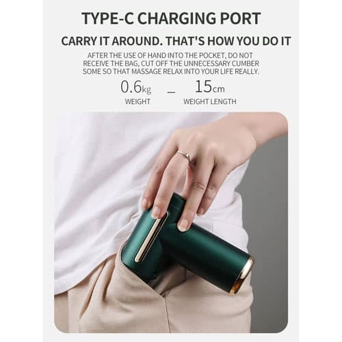 ماساژور تفنگی شارژی مدل MASSAGE GUN 620