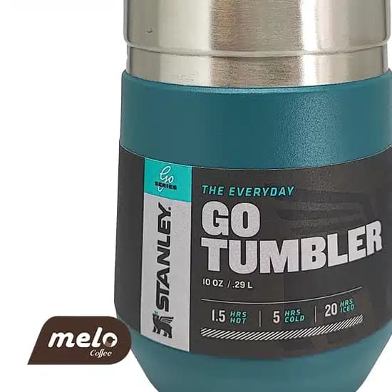 لیوان Stanley سری Go مدل The Everyday سبز تیره (290 میلی) — تصویر ۳