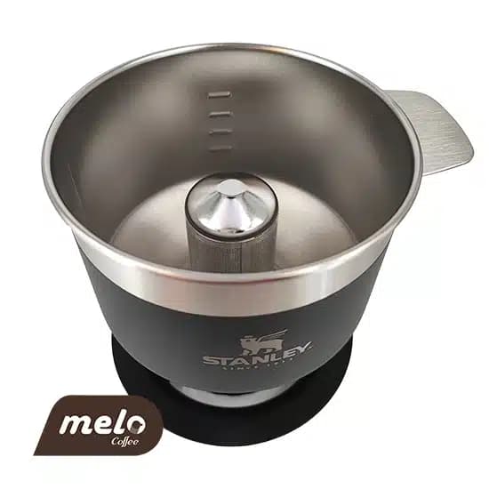 قهوه ساز V60 استنلی مدل Pour Over مشکی — تصویر ۳