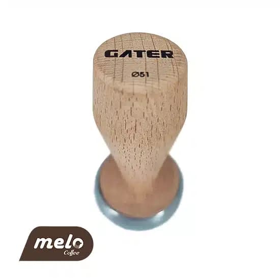 تمپر سایز 51 دسته چوبی Gater (چوبی – استیل) — تصویر ۳