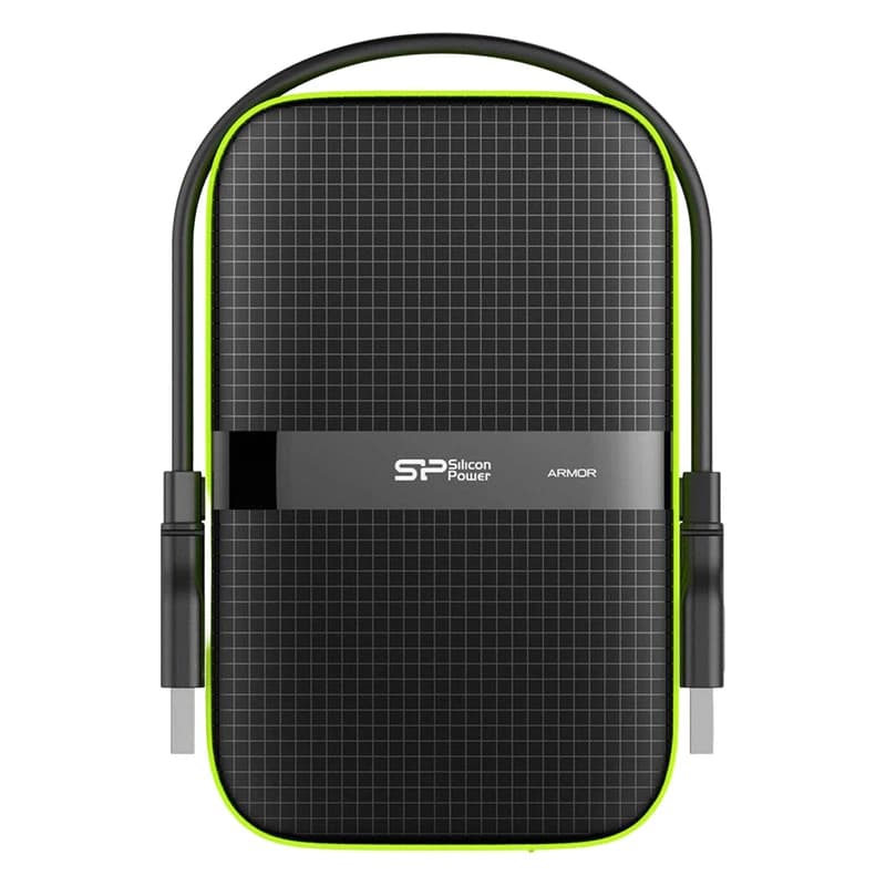 هارد اکسترنال سیلیکون پاور مدل Armor A60 ظرفیت یک ترابایت دارای رابط USB Type-A 3.2 — تصویر ۲