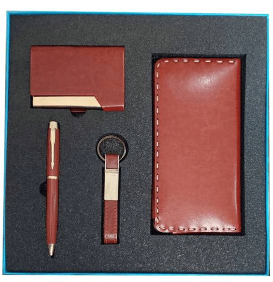 ست هدیه مدیریتی چرم 4 تکه