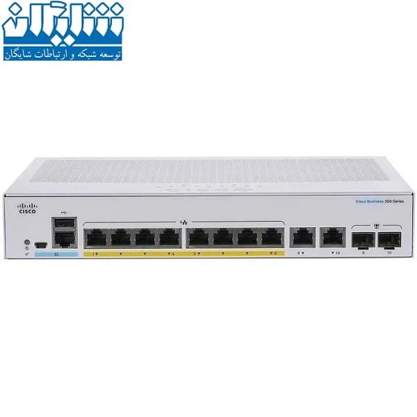 سوییچ 8 پورت سیسکو Cisco مدل CBS350-8P-E-2G — تصویر ۴