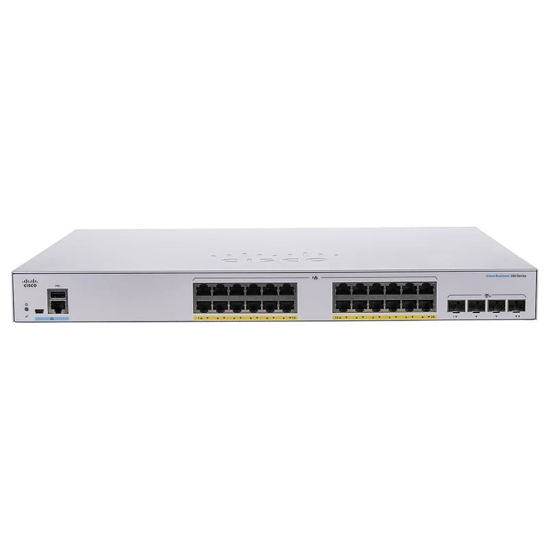 سوئیچ شبکه 24 پورت سیسکو مدل Cisco CBS350-24P-4G — تصویر ۷