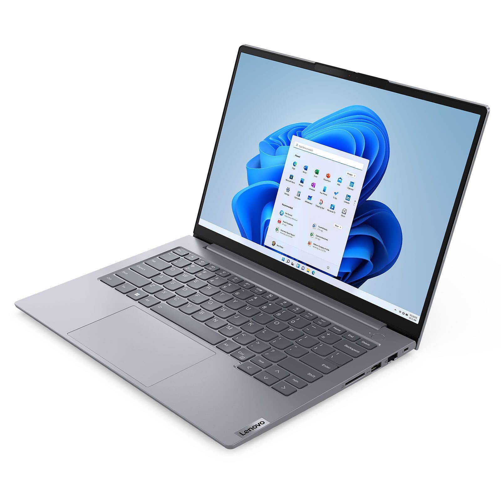 لپ تاپ 14 اینچی لنوو مدل ThinkBook 14 G7 IML-Core Ultra 7 155H-8GB DDR5-512GB SSD-IPS — تصویر ۴