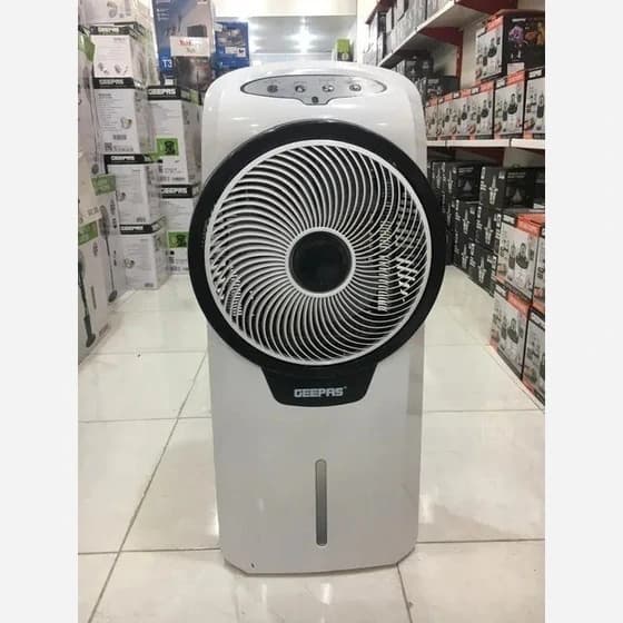 کولر آبی جیپاس مدل GAC9580 برقی و شارژی با پوشال سلولزی — تصویر ۴