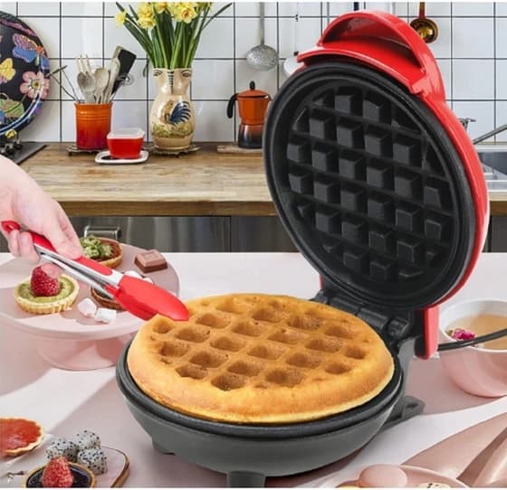 وافل ساز مینی مدل JP-555 با بدنه پلاستیکی — تصویر ۴