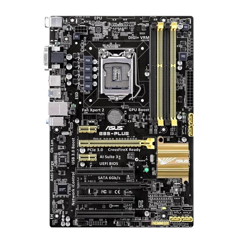 مادربرد ایسوس مدل ASUS B85-PLUS استوک — تصویر ۵