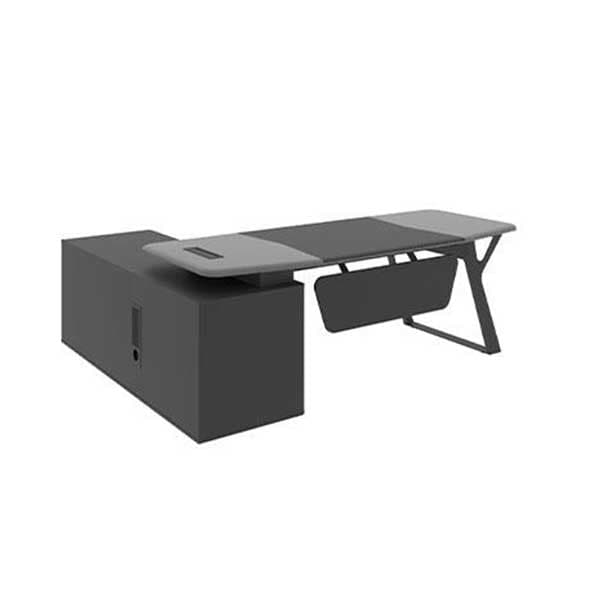 میز مدیریتی مدرن نیلپر مدل ODM553S (وکیوم سوپر مات آنتی فینگر)