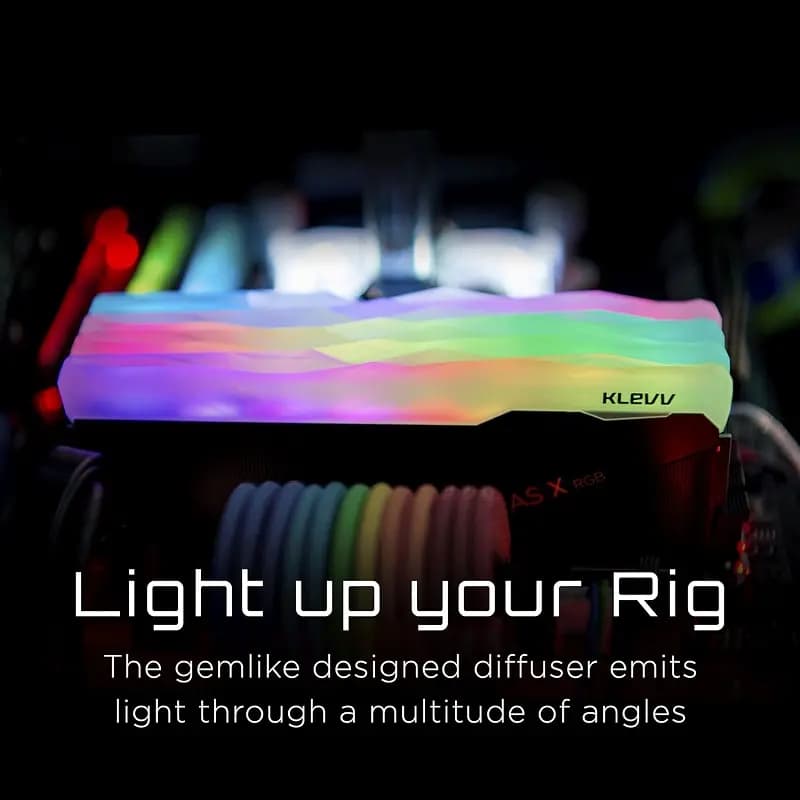 رم کامپیوتر کلو KLEVV CRAS-X RGB 16GB DUAL 3600MHz — تصویر ۱۲