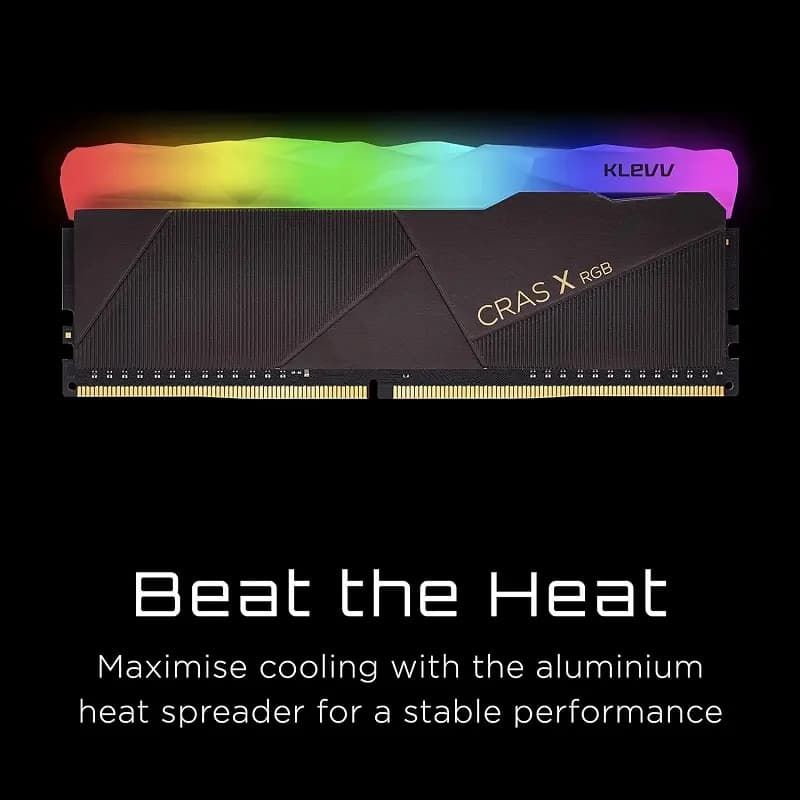 رم کامپیوتر کلو KLEVV CRAS-X RGB 16GB DUAL 3600MHz — تصویر ۷