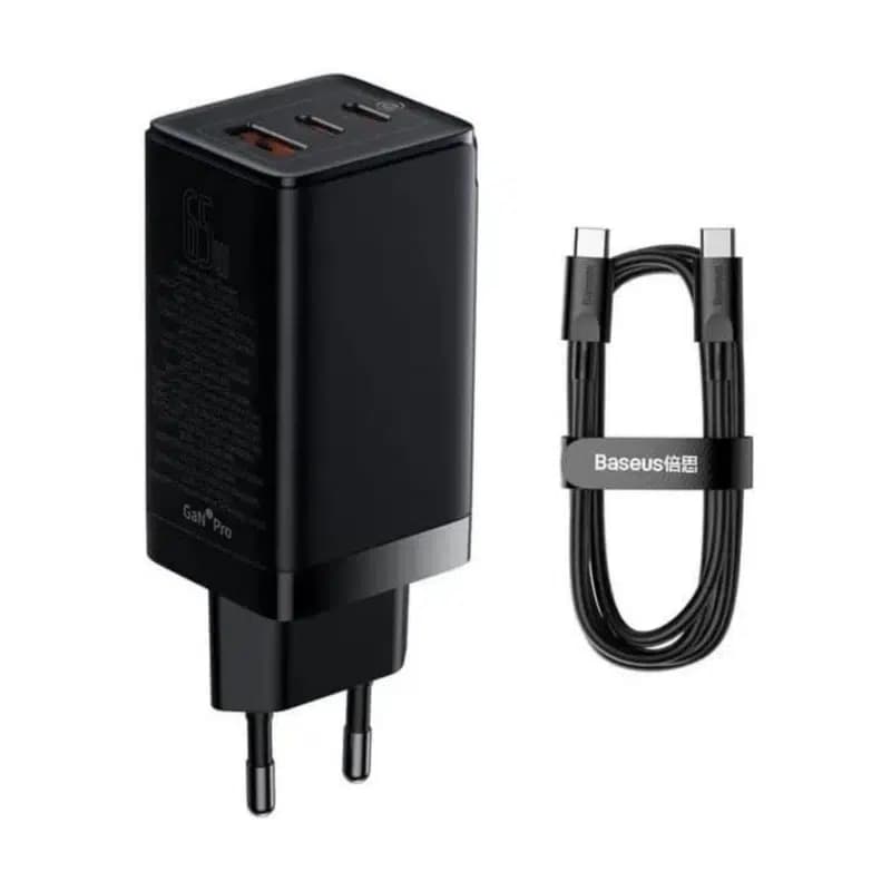 شارژر دیواری 65 وات بیسوس مدل CCGAN65E5 — تصویر ۱۰