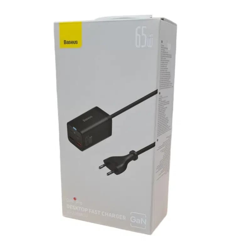 شارژر رومیزی 65 وات بیسوس مدل CCDK65E به همراه کابل USB-C — تصویر ۵