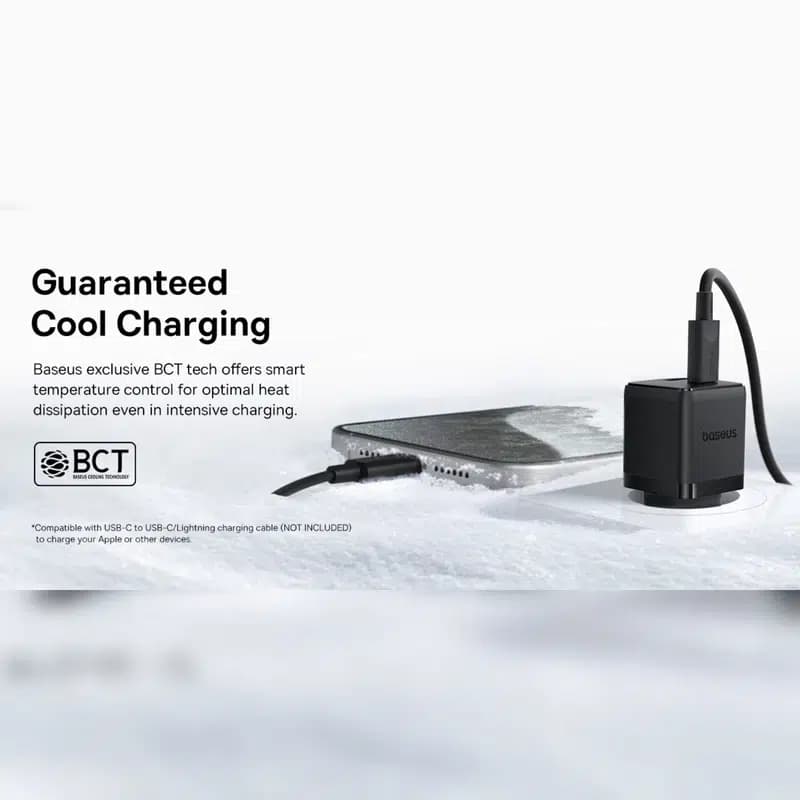 شارژر دیواری 20 وات بیسوس مدل Palm Fast Charger CCZC20UE — تصویر ۷