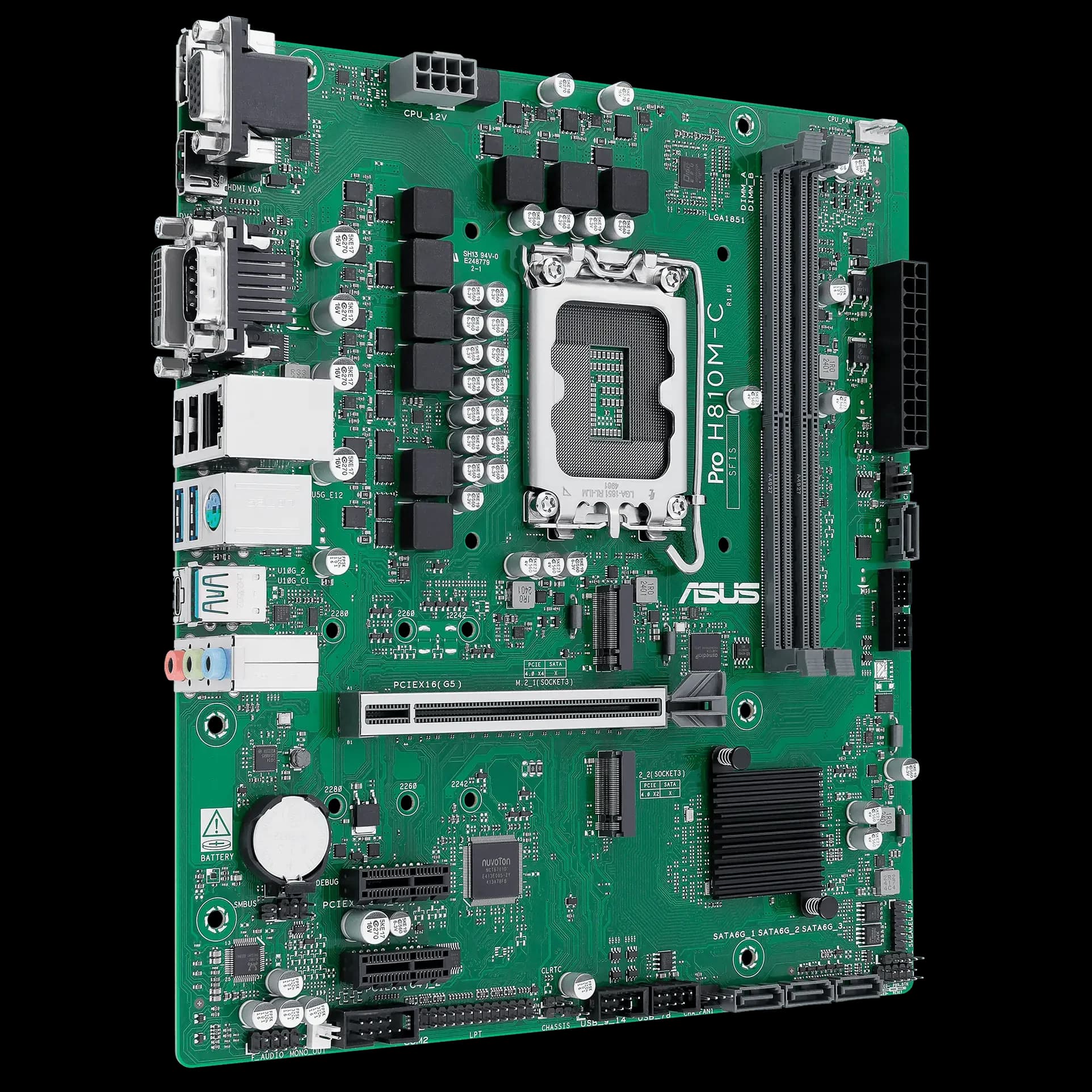 مادربرد ایسوس مدل Pro H810M-C-CSM — تصویر ۱۰