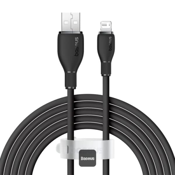 کابل شارژ USB به لایتنینگ بیسوس مدل CB000052 توان 12 وات 2.4 آمپر