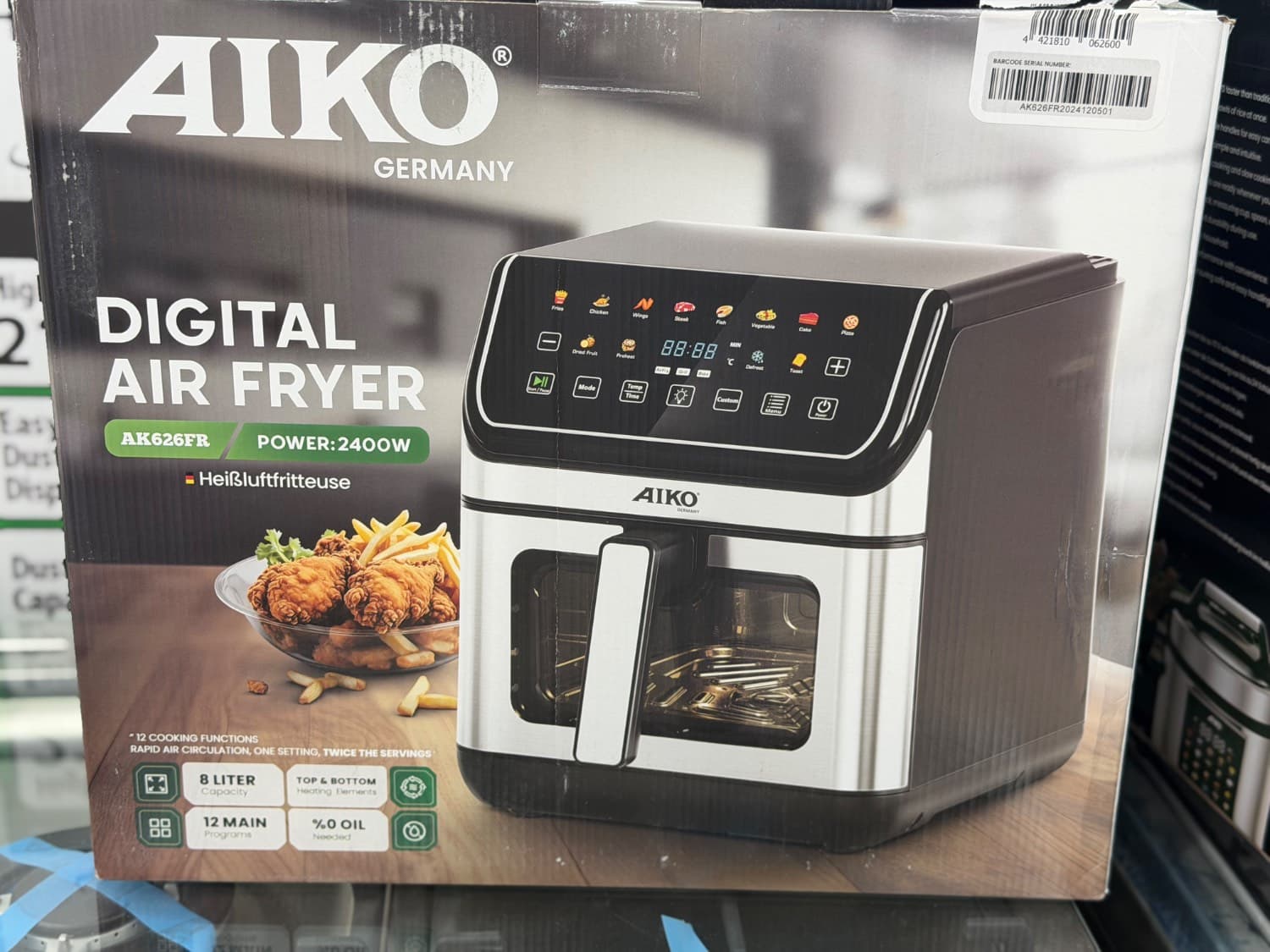 سرخ کن آیکو مدل AK626FR ظرفیت ۸ لیتر — تصویر ۴