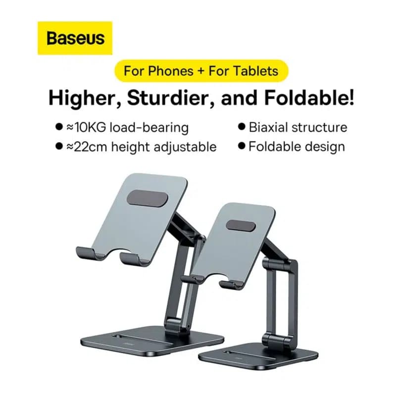 نگهدارنده گوشی موبایل و تبلت بیسوس Biaxial Foldable مدل BS-HP006 — تصویر ۸