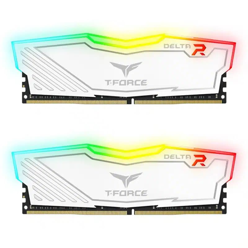 رم کامپیوتر DDR4 دو کاناله 3600 مگاهرتز CL18 تیم گروپ مدل T-Force Delta RGB ظرفیت 32 گیگابایت — تصویر ۳