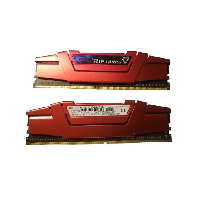 رم کامپیوتر جی اسکیل G.SKILL RIPJAWS V DDR4 4G 2133MHz — تصویر ۴