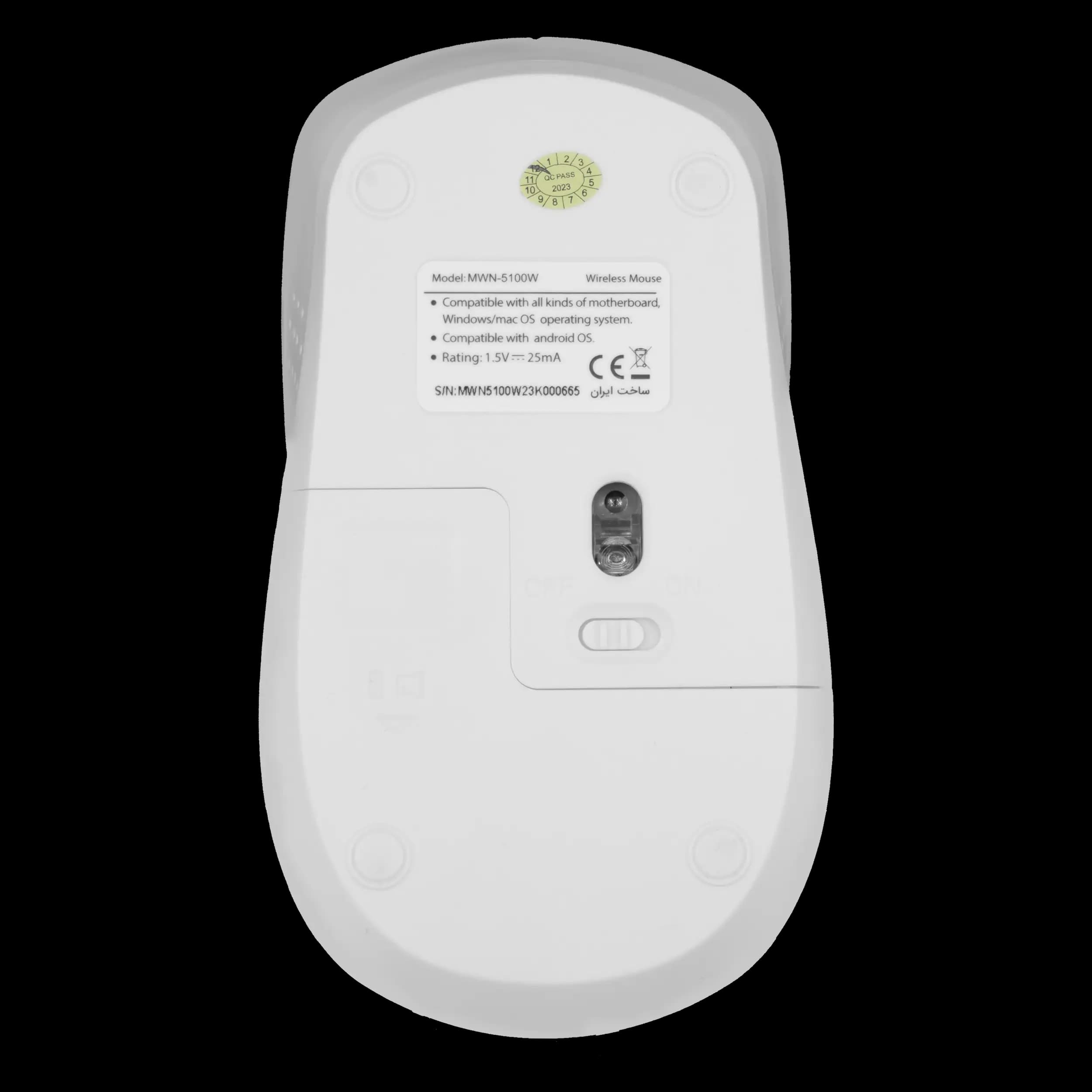 ماوس فاطر مدل Fater MWN-5100W — تصویر ۱۲
